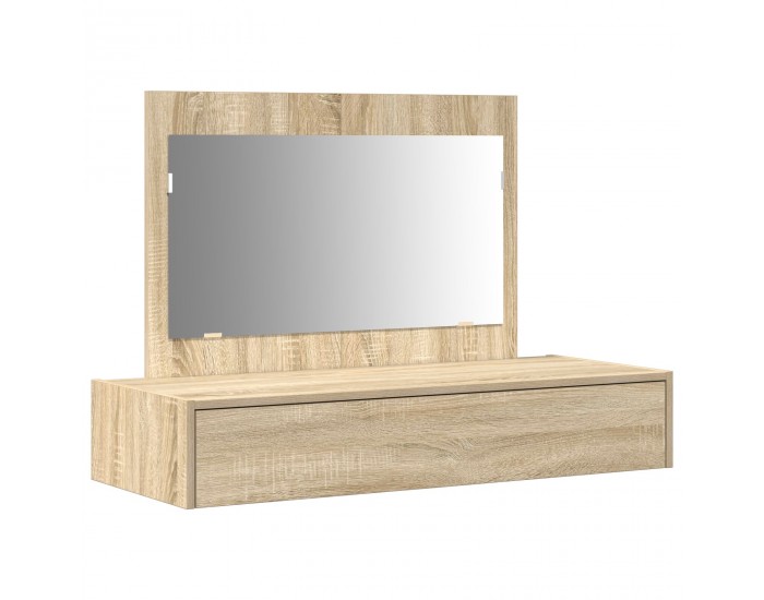 Sonata H Тоалетна масичка за стена Дъб 100x40x70 см