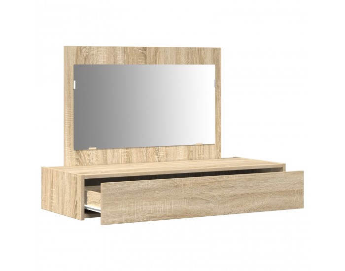 Sonata H Тоалетна масичка за стена Дъб 100x40x70 см