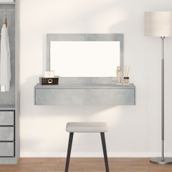 Sonata H Окачен тоалетен маса Бетонен сив 100x40x70 см - Тоалетки и Огледала