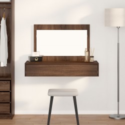 Sonata H Стенна тоалетна маса кафяв дъб 100x40x70 см - Тоалетки и Огледала