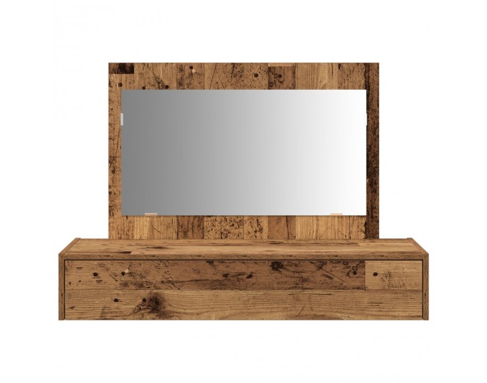 Sonata H стенно чекмедже за обличане - винтидж дърво - 100x40x70 см