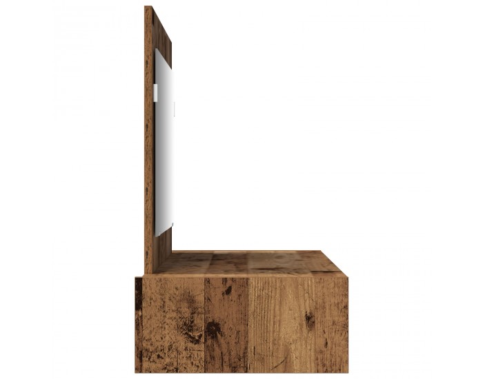 Sonata H стенно чекмедже за обличане - винтидж дърво - 100x40x70 см