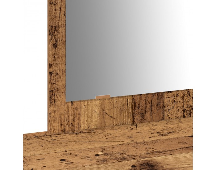 Sonata H стенно чекмедже за обличане - винтидж дърво - 100x40x70 см