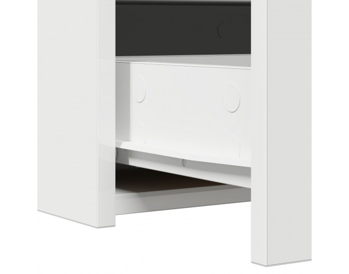 Sonata H Стенна Тоалетна Масичка с LED Лампи - Бяла