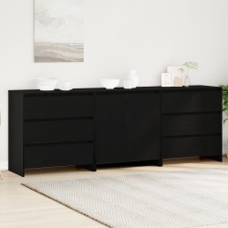 Sonata H 3-Частен Страничен Плот в Черен Дъб Инженерна Дървесина Sonata H 3-Частен Страничен Плот в Черен Дъб Инженерна Дървесина - Шкафове, Витрини, Модулни секции