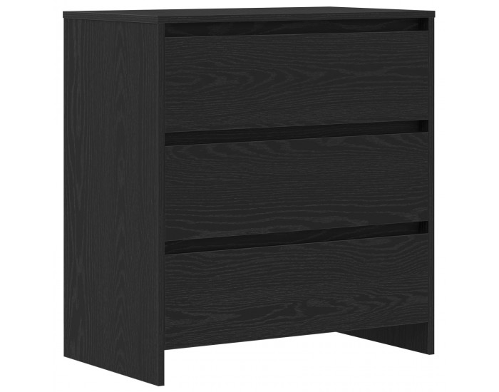 Sonata H 2-Частни Странични Маси в Черен Дъб Инженерна Дървесина