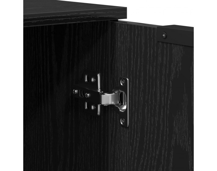 Sonata H 2-Частни Странични Маси в Черен Дъб Инженерна Дървесина