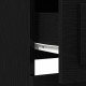Sonata H Висок шкаф Черен Дъб 132x35,5x103,5 см Инженерна дървесина