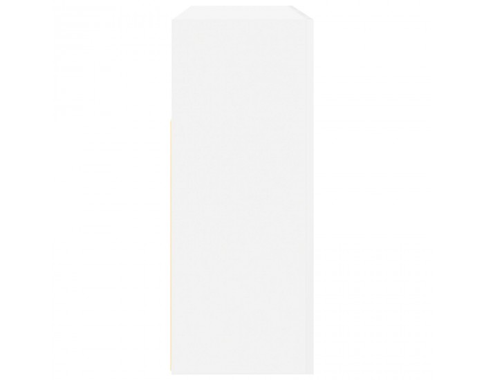 Sonata H Бял Съборд Бял Инженерна дървесина 116 x 30 x 75 см Съвременен