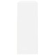 Sonata H Бял Съборд Бял Инженерна дървесина 116 x 30 x 75 см Съвременен