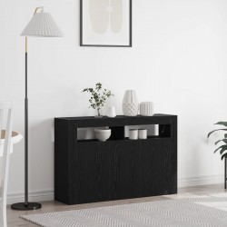 Sonata H Конзола Черна дъбова Инженерно дърво 116 x 30 x 75 см - Дневна