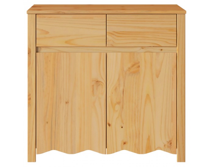 Sonata H Страничен шкаф ДРАММЕН 79x43x75,5 см от масивна дървесина бор