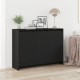 Sonata H Стенен шкаф Черен дъб 102x33x75 см от инженерна дървесина