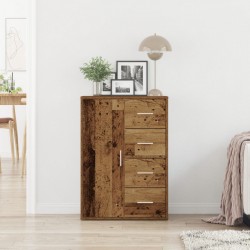 Sonata H Съхранение Старо Дърво 60x31x84 см Изкуствено Дърво - Шкафове, Витрини, Модулни секции