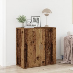 страничен шкаф Sonata H от старо дърво 79x38x80 см от инженерна дървесина - Шкафове, Витрини, Модулни секции