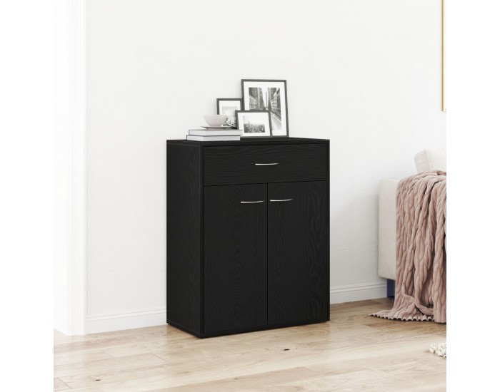 Сайдборд Sonata H Черен Дъб 60x30x75 см от Инженерна Дървесина