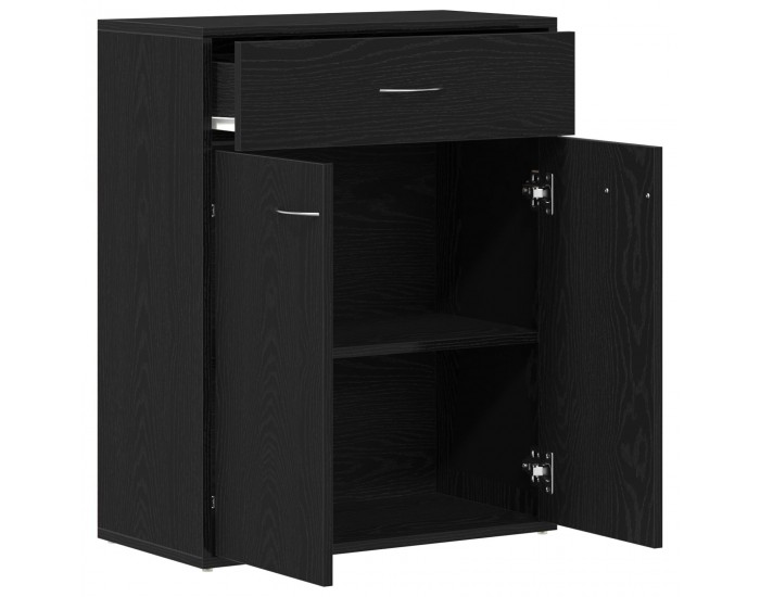 Сайдборд Sonata H Черен Дъб 60x30x75 см от Инженерна Дървесина