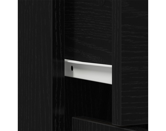 Сайдборд Sonata H Черен Дъб 60x30x75 см от Инженерна Дървесина