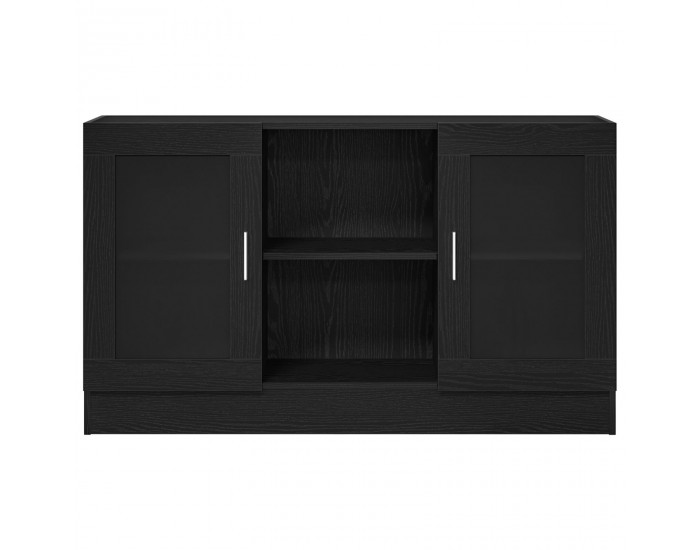 Страничен шкаф Sonata H Черен дъб 120x30,5x70 см Инженерна дървесина