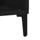 черен страничен шкаф Sonata H, 103,5x35x70 см, от инженерна дървесина черен страничен шкаф Sonata H, 103,5x35x70 см, от инженерна дървесина