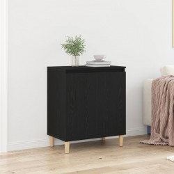 Sonata H Сайдборд Черен Дъб 60x35x70 см Инженерна Дървесина - Шкафове, Витрини, Модулни секции