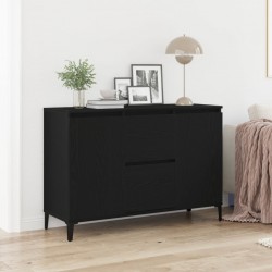 Sonata H Сайдборд Черен Дъб 104x35x70 см Инженерна Дървесина - Шкафове, Витрини, Модулни секции