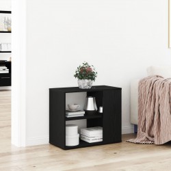 Страничен шкаф Sonata H Черен дъб 60x30x50 см, Инженерна дървесина - Шкафове, Витрини, Модулни секции