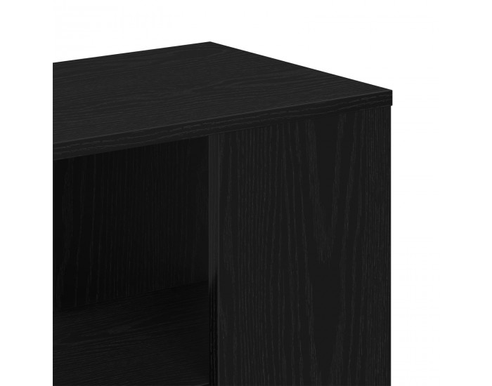 Страничен шкаф Sonata H Черен дъб 60x30x50 см, Инженерна дървесина