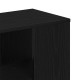 Страничен шкаф Sonata H Черен дъб 60x30x50 см, Инженерна дървесина