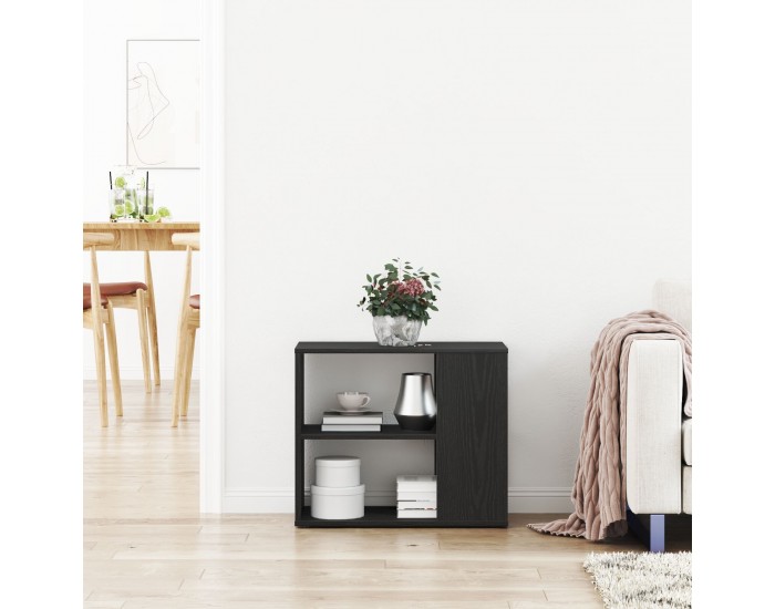 Страничен шкаф Sonata H Черен дъб 60x30x50 см, Инженерна дървесина