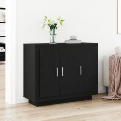 страничен шкаф Sonata H Черен Дъб 92x35x75 см от инженерна дървесина - Шкафове, Витрини, Модулни секции