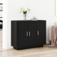 страничен шкаф Sonata H Черен Дъб 92x35x75 см от инженерна дървесина