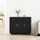 страничен шкаф Sonata H Черен Дъб 92x35x75 см от инженерна дървесина