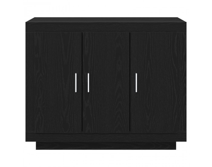 страничен шкаф Sonata H Черен Дъб 92x35x75 см от инженерна дървесина