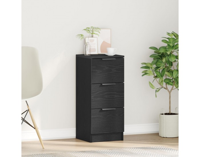 Sonata H Черен дъбов шкаф 30x30x70 см изработен от инженерна дървесина