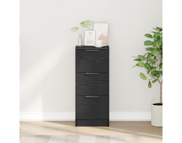 Sonata H Черен дъбов шкаф 30x30x70 см изработен от инженерна дървесина