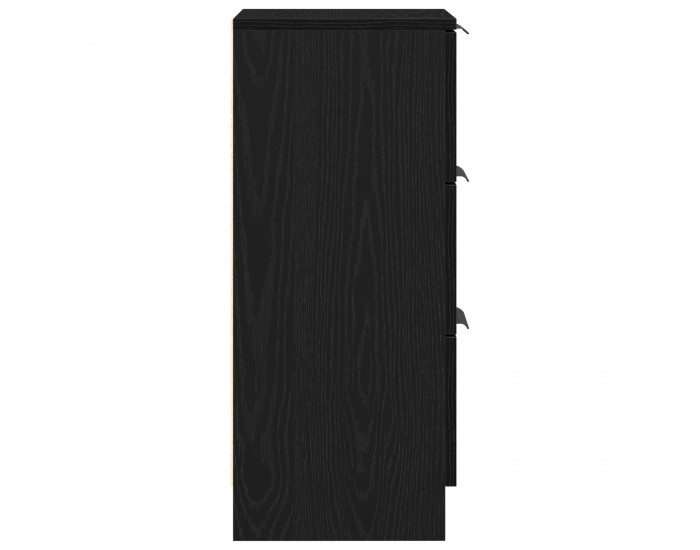 Sonata H Черен дъбов шкаф 30x30x70 см изработен от инженерна дървесина