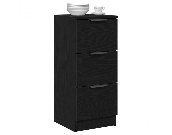 Sonata H Черен дъбов шкаф 30x30x70 см изработен от инженерна дървесина