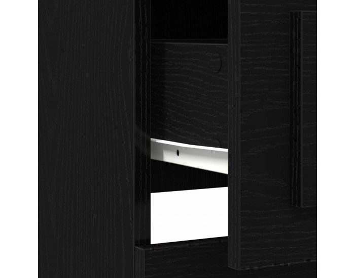 Sonata H Висок шкаф Черен дъб 36x35,5x103,5 см Инженерна дървесина