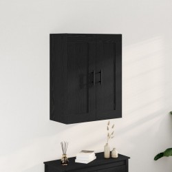 Sonata H Стенен шкаф Черен дъб 69,5x34x90 см Инженерна дървесина - Шкафове, Витрини, Модулни секции
