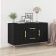 страничен шкаф Sonata H Черен дъб 100x36x60 см от инженерна дървесина