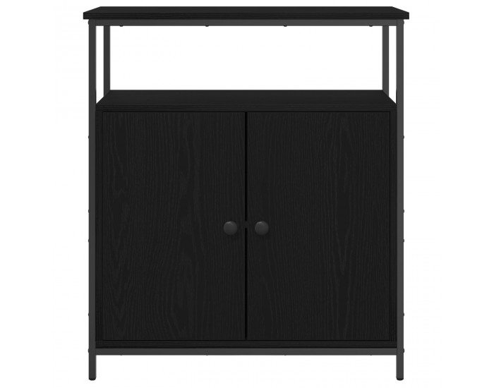 страничен шкаф Sonata H Черен дъб 70x30x80 см от инженерна дървесина