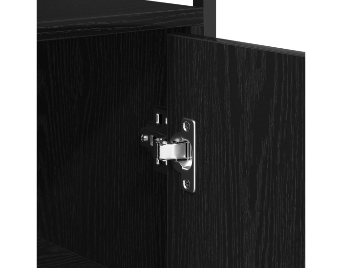 страничен шкаф Sonata H Черен дъб 70x30x80 см от инженерна дървесина