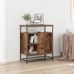 Sonata H Бюфет от старо дърво 69x35x80 см Инженерна дървесина и стомана - Дневна