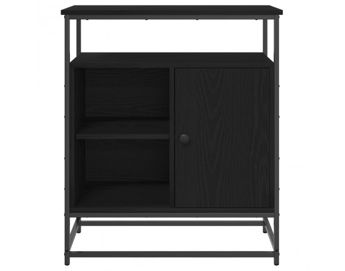 Sonata H Секретар черен дъб 69x35x80 см Инженерна дървесина и стомана