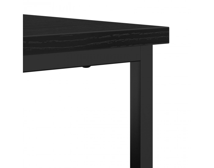 Sonata H Секретар черен дъб 69x35x80 см Инженерна дървесина и стомана