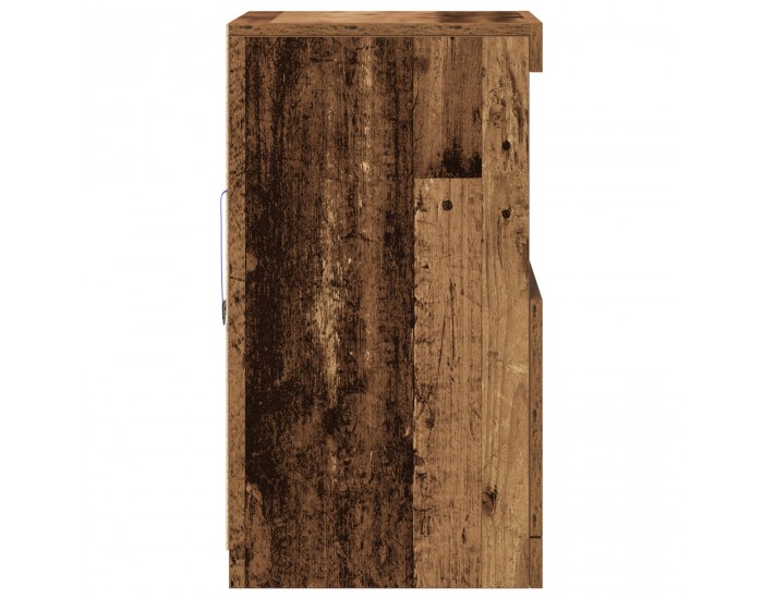 Sonata H Скат на LED светлини от старо дърво 41x37x67 см