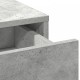 Sonata H Висок шкаф Бетон grey 40x41x135 см От инженерна дървесина