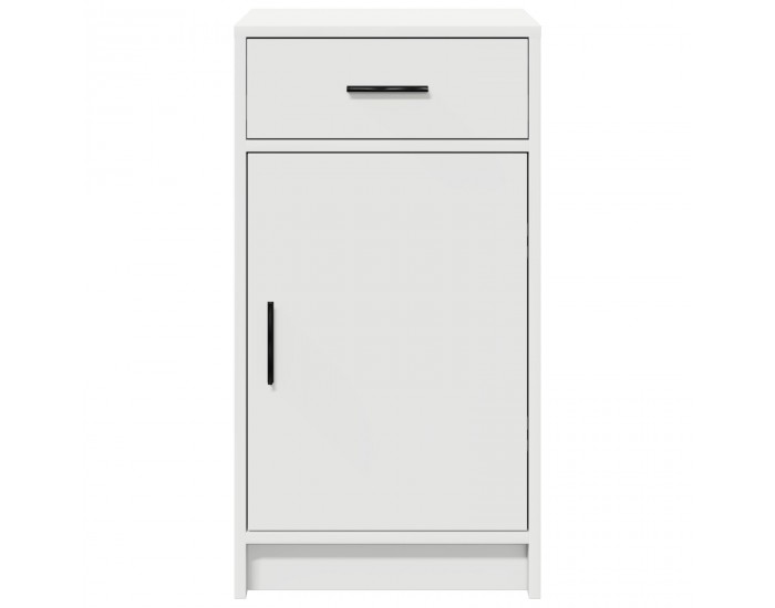 Sonata H Стенен шкаф Бяло 40x41x75 см от инженерна дървесина