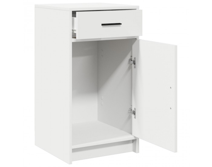 Sonata H Стенен шкаф Бяло 40x41x75 см от инженерна дървесина